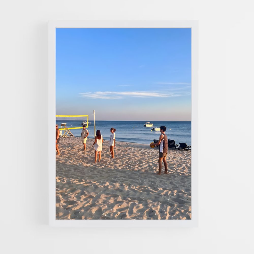 Poster Beach Volley Fever – affiche Beach-volley (vue 3)